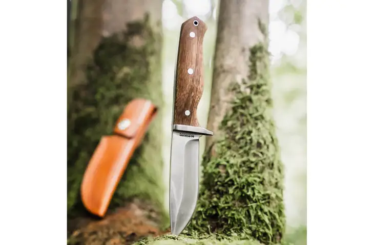Boker Drop Walnut 4.25in Fixed Blade Knife - view 4